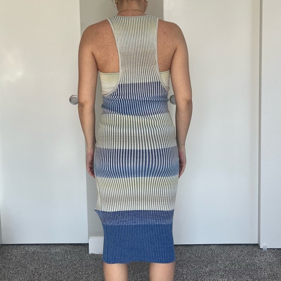 Jonathan Simkhai Colleen cutout space-dyed ribbed cotton midi dress - Size XS - Picture 5 of 17